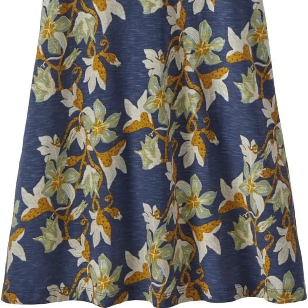 Like New Patagonia Porch Song Dress Pumpkin Blossom Floral, Women’s Size S